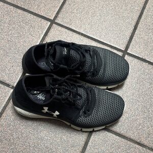 Under Armour Black and Gray Running Shoes